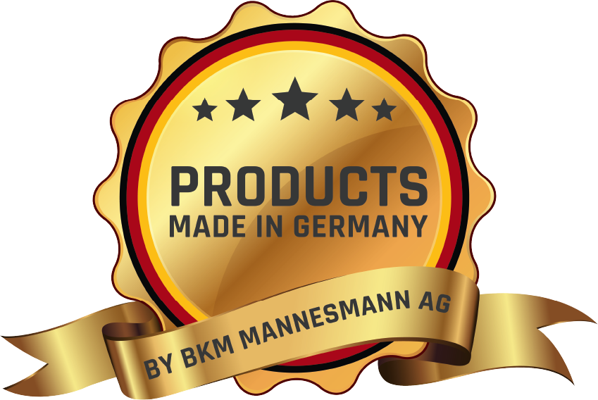 Produktsiegel von BKM Mannesmann AG: Products Made in Germany